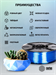 Пластик для принтера 3D Cactus CS-3D-PLA-1KG-S-BLUE PLA SILK d1.75мм 1кг L326м 1цв. CS-3D-PLA-1KG-S-BLUE