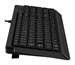 Клавиатура A4Tech FK15 черный USB (FK15 BLACK) кабель 1.5м FK15 BLACK