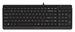 Клавиатура A4Tech FK15 черный USB (FK15 BLACK) кабель 1.5м FK15 BLACK