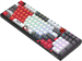 Клавиатура A4Tech WS98 Naraka механическая серый/красный USB беспроводная BT/Radio for gamer LED (WS WS98