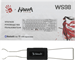 Клавиатура A4Tech WS98 Naraka механическая серый/красный USB беспроводная BT/Radio for gamer LED (WS WS98