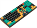 Клавиатура A4Tech AT87 Renegade черный/зеленый USB for gamer LED (AT87) кабель 1.8м AT87