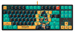 Клавиатура A4Tech AT87 Renegade черный/зеленый USB for gamer LED (AT87) кабель 1.8м AT87