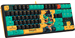 Клавиатура A4Tech AT87 Renegade черный/зеленый USB for gamer LED (AT87) кабель 1.8м AT87