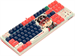 Клавиатура A4Tech AT87 Proxy Boom бежевый/красный USB for gamer LED (AT87) кабель 1.8м AT87-1