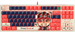 Клавиатура A4Tech AT87 Proxy Boom бежевый/красный USB for gamer LED (AT87) кабель 1.8м AT87-1