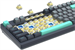 Клавиатура A4Tech FS300 механическая черный/серый USB for gamer LED (FS300 PANDA ROCK) кабель 1.8м FS300 PANDA ROCK