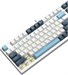 Клавиатура A4Tech FS300 механическая белый/синий USB for gamer LED (FS300 PANDA SNOWBOARDING) кабель FS300 PANDA SNOWBOARDING
