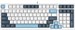 Клавиатура A4Tech FS300 механическая белый/синий USB for gamer LED (FS300 PANDA SNOWBOARDING) кабель FS300 PANDA SNOWBOARDING