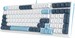 Клавиатура A4Tech FS300 механическая белый/синий USB for gamer LED (FS300 PANDA SNOWBOARDING) кабель FS300 PANDA SNOWBOARDING