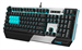 Клавиатура A4Tech B865 механическая серый/черный USB for gamer LED (B865 ICE BLUE) кабель 1.8м B865 ICE BLUE