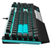 Клавиатура A4Tech B865 механическая серый/черный USB for gamer LED (B865 ICE BLUE) кабель 1.8м B865 ICE BLUE