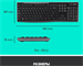Клавиатура + мышь Logitech MK270 клав:черный мышь:черный USB беспроводная Multimedia (920-004518) 920-004518