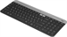 Клавиатура Logitech K580 черный/серебристый USB беспроводная BT/Radio slim Multimedia (920-009208) 920-009208