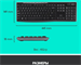 Клавиатура + мышь Logitech MK270 клав:черный мышь:черный USB беспроводная Multimedia (920-003381) 920-003381