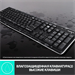 Клавиатура + мышь Logitech MK270 клав:черный мышь:черный USB беспроводная Multimedia (920-003381) 920-003381