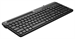 Клавиатура A4Tech FK25 черный/серый USB slim (FK25 BLACK) кабель 1.5м FK25 BLACK