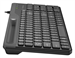 Клавиатура A4Tech FK25 черный/серый USB slim (FK25 BLACK) кабель 1.5м FK25 BLACK