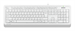 Клавиатура A4Tech FK10 белый/серый USB (FK10 WHITE) кабель 1.5м FK10 WHITE
