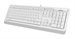 Клавиатура A4Tech FK10 белый/серый USB (FK10 WHITE) кабель 1.5м FK10 WHITE