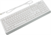 Клавиатура A4Tech FK10 белый/серый USB (FK10 WHITE) кабель 1.5м FK10 WHITE