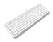 Клавиатура A4Tech FK10 белый/серый USB (FK10 WHITE) кабель 1.5м FK10 WHITE