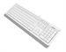 Клавиатура A4Tech FK10 белый/серый USB (FK10 WHITE) кабель 1.5м FK10 WHITE