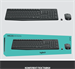 Клавиатура + мышь Logitech MK235 клав:серый мышь:серый/черный USB беспроводная Multimedia (920-00794 920-007949