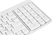 Клавиатура Logitech K251 белый беспроводная BT slim (920-013364) 920-013364