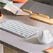 Мышь Logitech Lift белый оптическая 4000dpi silent беспров. BT/Radio USB для ноутбука 5but (910-0064 910-006486