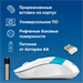 Мышь Оклик 310MW белый/синий оптическая 3200dpi беспров. USB для ноутбука 4but (1869094) 1869094