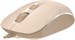 Мышь A4Tech Fstyler FM26 бежевый/коричневый оптическая 1600dpi USB для ноутбука 4but (FM26 USB (CAFE FM26 USB (CAFE LATTE)