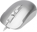 Мышь A4Tech Fstyler FM26S серебристый/белый оптическая 1600dpi silent USB для ноутбука 4but (FM26S U FM26S USB (ICY WHITE)