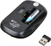 Мышь Оклик 445MW черный оптическая 1600dpi беспров. USB 3but (945817) 945817