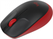 Мышь Logitech M190 черный/красный оптическая 1000dpi беспров. USB 2but (910-005926) 910-005926