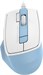 Мышь A4Tech Fstyler FM45S Air голубой/белый оптическая 2400dpi silent USB 7but (FM45S AIR USB (LCY B FM45S AIR USB (LCY BLUE)