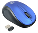 Мышь Оклик 665MW черный/синий оптическая 1600dpi беспров. USB для ноутбука 3but (1025132) 1025132
