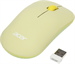 Мышь Acer OMR205 зеленый/желтый оптическая 1200dpi беспров. USB для ноутбука 3but (ZL.MCEEE.02J) ZL.MCEEE.02J