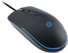 Мышь Оклик 100M черный оптическая 1600dpi USB для ноутбука 4but (1909417) 1909417