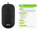Мышь Acer OMW122 черный оптическая 1200dpi USB 3but (ZL.MCEEE.00V) ZL.MCEEE.00V