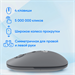 Мышь Оклик 408MW графитовый оптическая 1600dpi silent беспров. USB для ноутбука 4but (2007533) 2007533