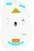 Мышь A4Tech Fstyler FB35C белый оптическая 2000dpi беспров. BT/Radio USB 6but (FB35C ICY WHITE) FB35C ICY WHITE