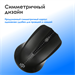 Мышь Оклик 485MW черный оптическая 1600dpi беспров. USB для ноутбука 3but (997819) 997819