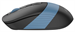 Мышь A4Tech Fstyler FB10C черный/синий оптическая 2000dpi беспров. BT/Radio USB 4but (FB10C ASH BLUE FB10C ASH BLUE