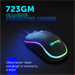 Мышь Оклик 723GM черный оптическая 3200dpi USB 6but (1533533) 1533533