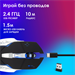Мышь Оклик 770GW черный/серебристый оптическая 3600dpi беспров. USB для ноутбука 6but 47004