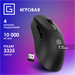 Мышь Оклик 800GMW черный/черный оптическая 10000dpi беспров. BT/Radio USB 6but 47014