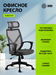 Кресло Cactus CS-MC414-GY черный/серый сетка/ткань с подголов. крестов. пластик пластик черный CS-MC414-GY