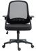 Кресло Cactus CS-MC212-BK черный низк.спин. крестов. пластик пластик черный CS-MC212-BK