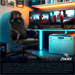 Кресло игровое Zombie 50 черный экокожа крестов. пластик пластик черный ZOMBIE 50 B